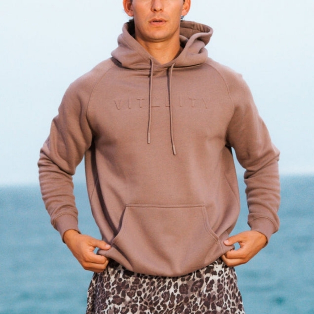 VITALITY Men's XL Uni maker hoodie Moca